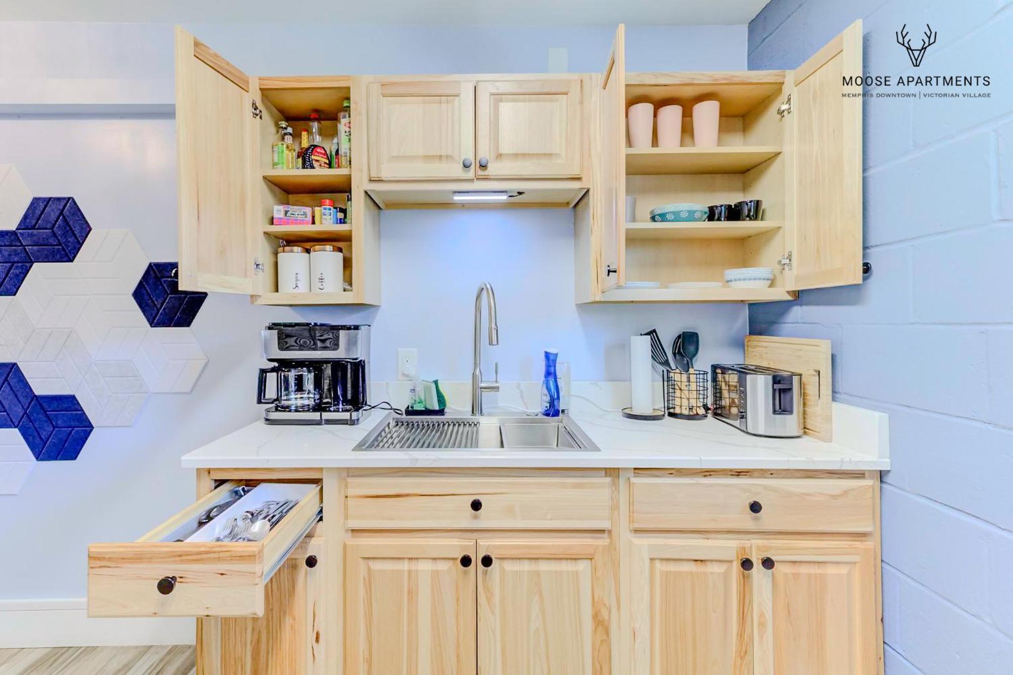 The Moose #3 - Modern Luxe With Free Gated Parking & Wifi Memphis